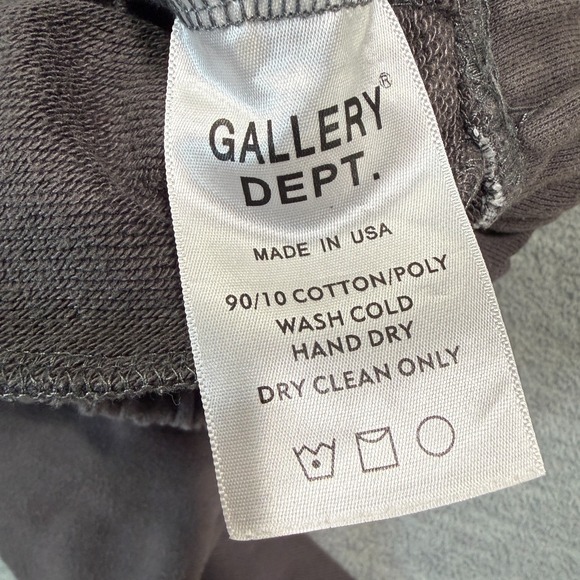 Gallery Dept Sweatpants Women Small Grey Logan Panelled Flared Cotton - Picture 7 of 11